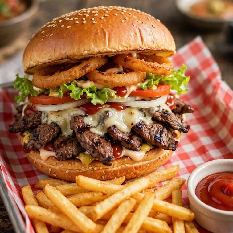 Hamburguesa ARRACHERA