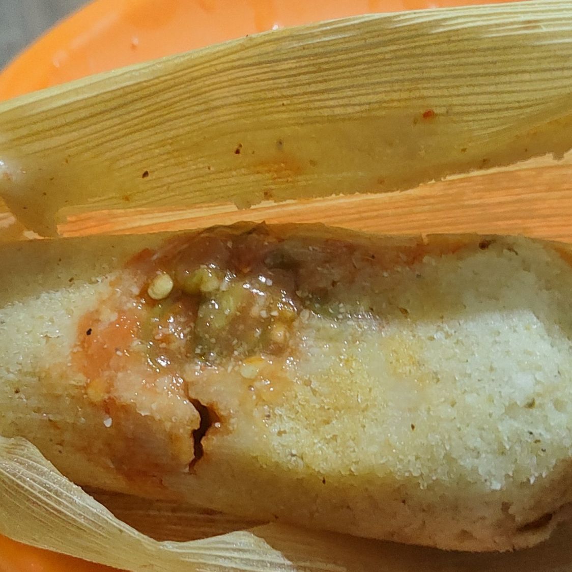 Tamal de Rajas con Queso