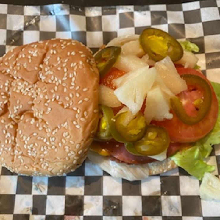 Hamburguesa Hawaiana