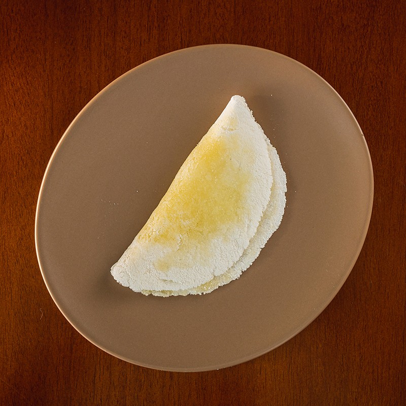 3 tapiocas com margarina