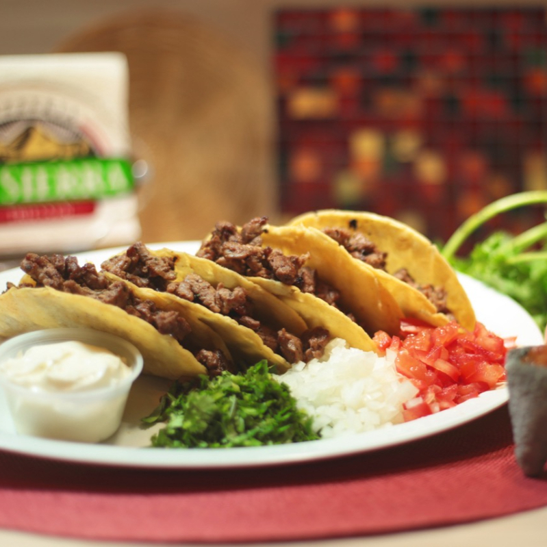 Tacos de Arrachera 4 Pzas