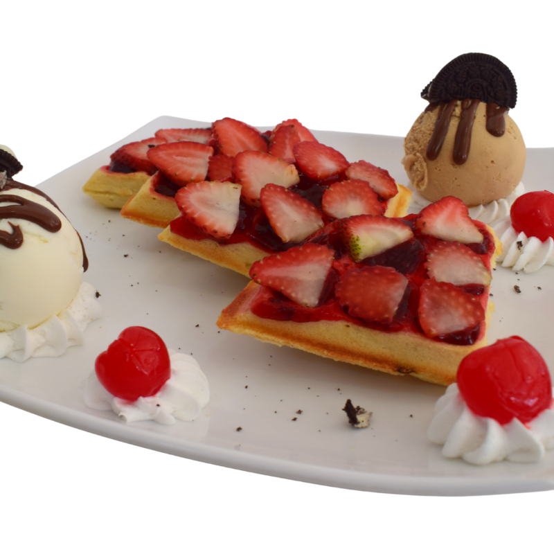 Waffle de Frutos Rojos