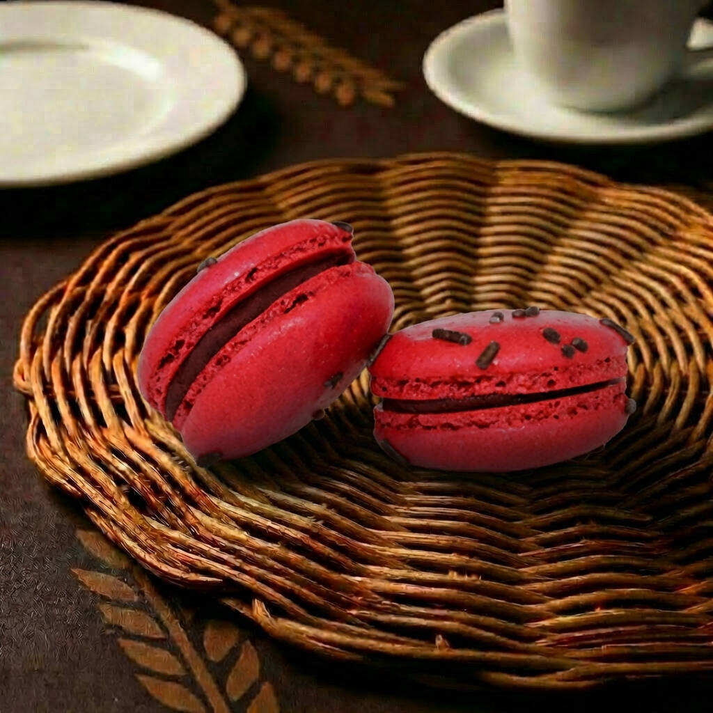 Casquinha delicadamente crocante com interior macio e recheio cremoso de chocolate harmonizado ao toque frutado do morango. Uma combinação sofisticada que equilibra doçura e intensidade com elegância.