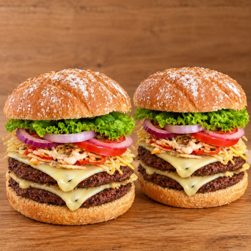 Hamburguesa Doble Carne 2X1 🤠