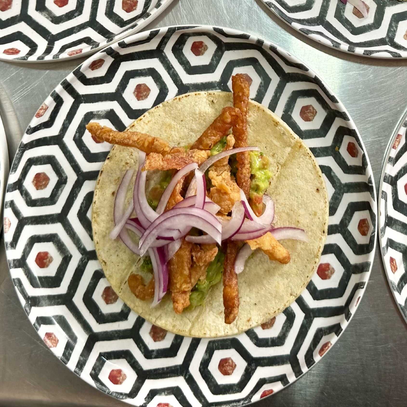 Taco de Chicharrón de Pescado