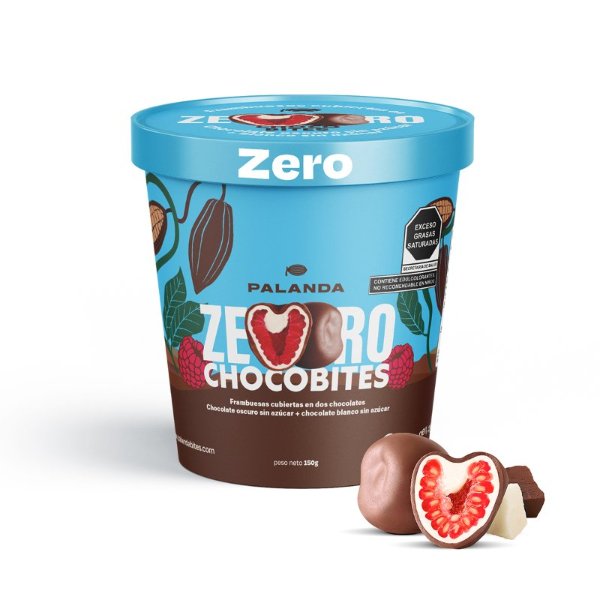 Palanda Chocobites Zero Oscuro y Blanco