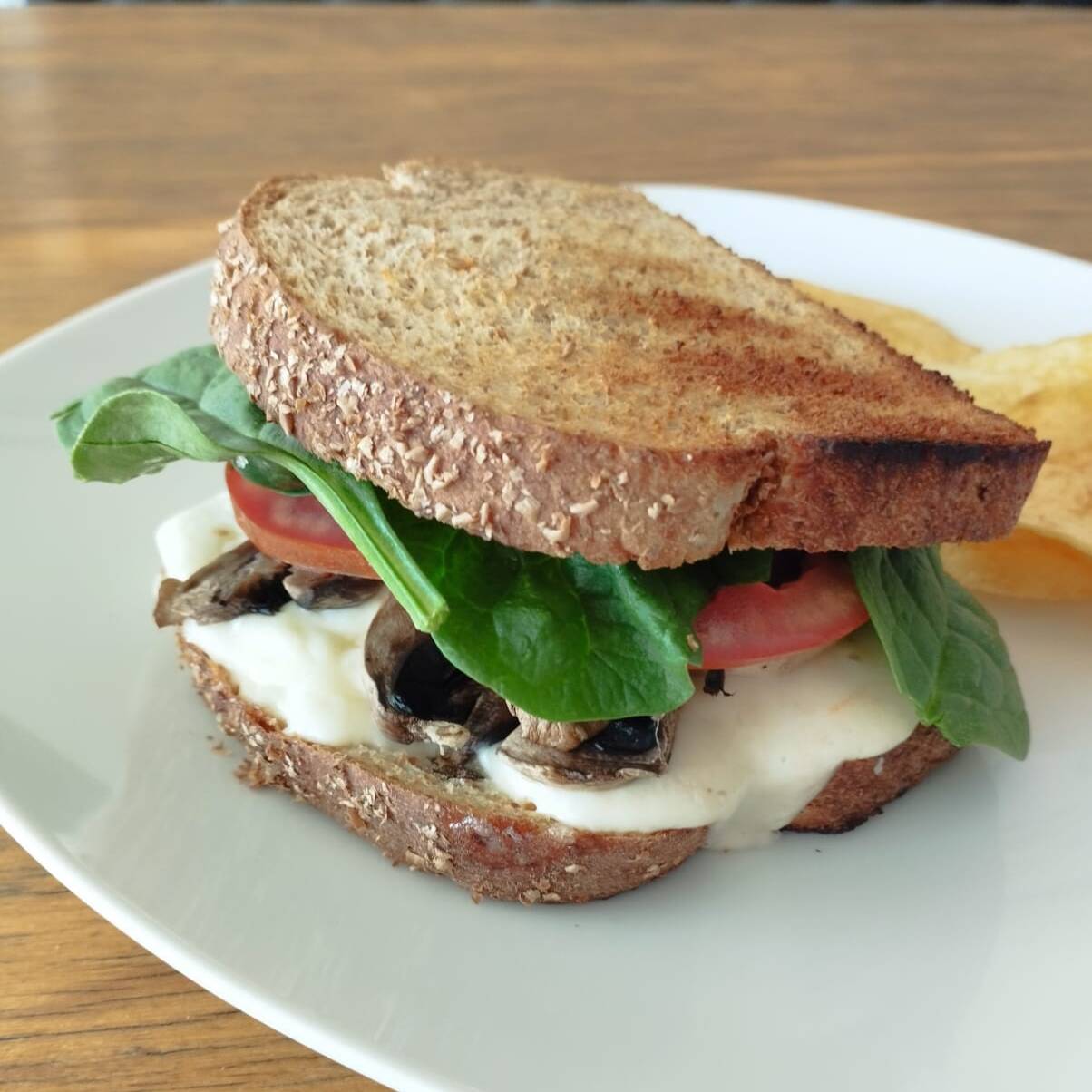 Sándwich Panela y Espinacas