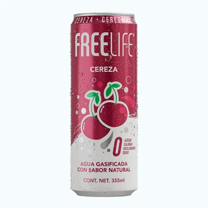 Freelife Sabor Cereza 1 Pz Bebida Gasificada 0 Cal