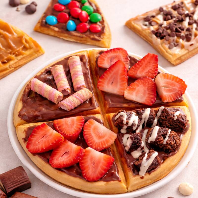 Waffle mas 4 Toppings