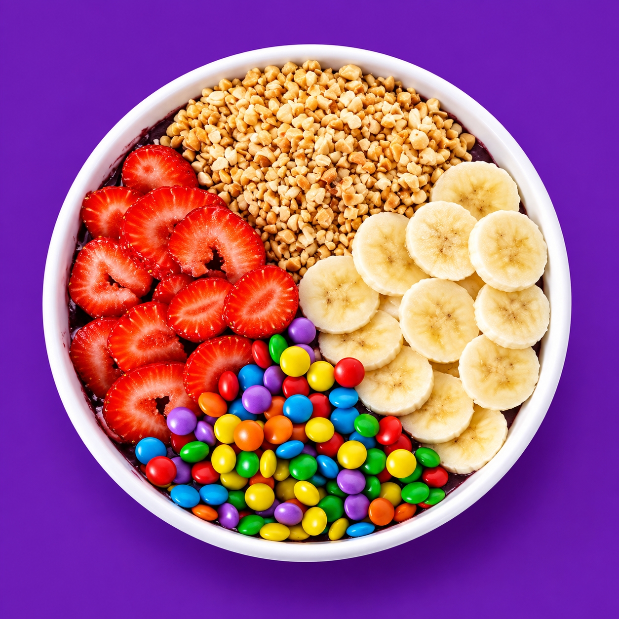 Contém apenas a massa do açaí tradicional e cremoso. Monte o seu pedido adicionando as frutas, pós e cremes da sua preferência nos itens adicionais abaixo.