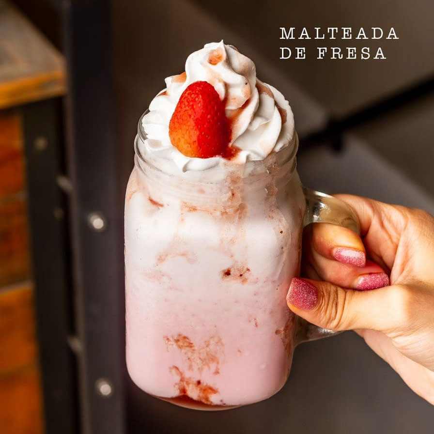 Malteada de Fresa