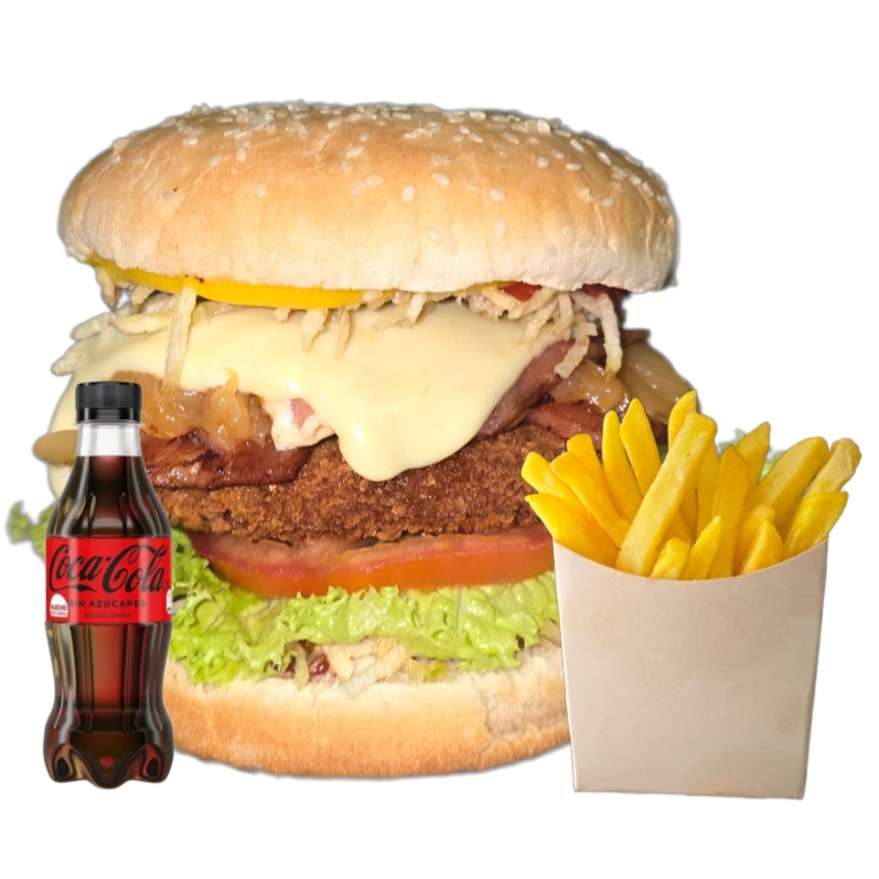 Combo De Hambuerguesa De Pollo