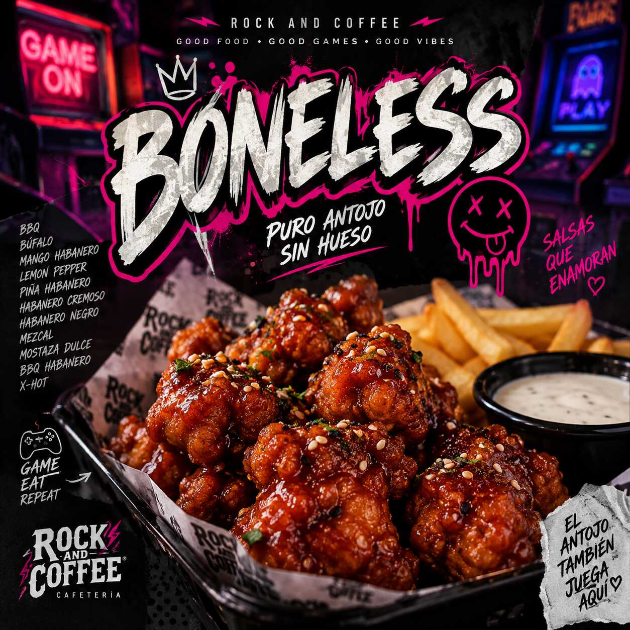 🤘Los Sin Hueso (10 Boneless) 🤘