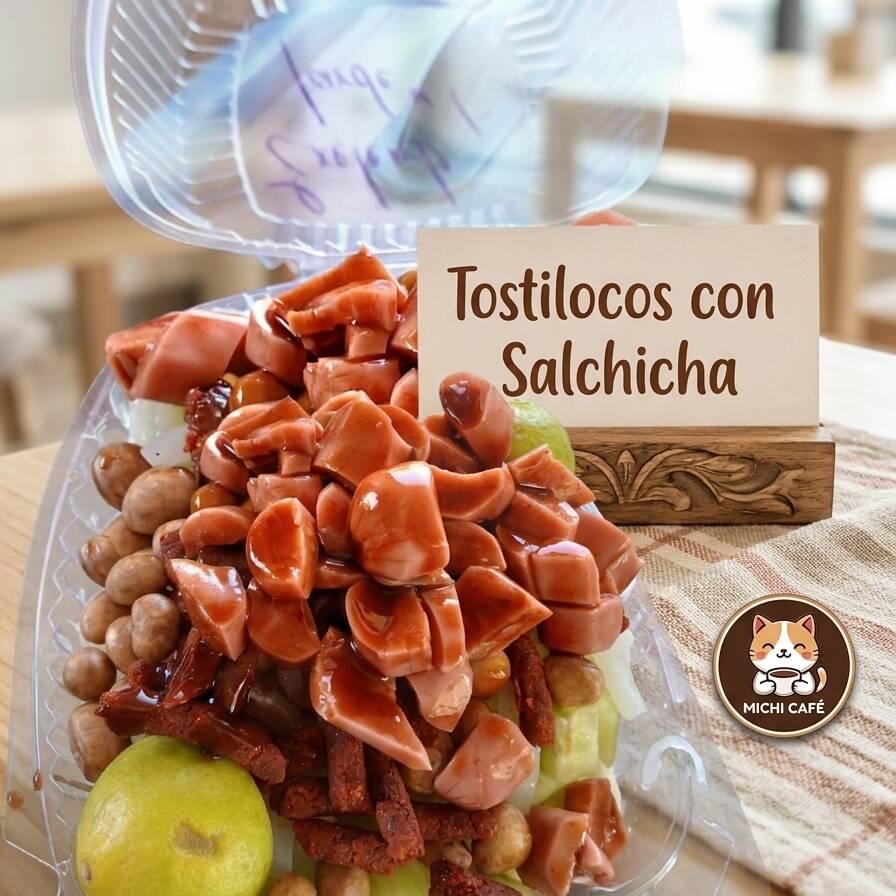 Tostilocos con Salchicha