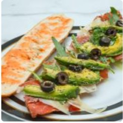 Baguette Salmon Ahumado