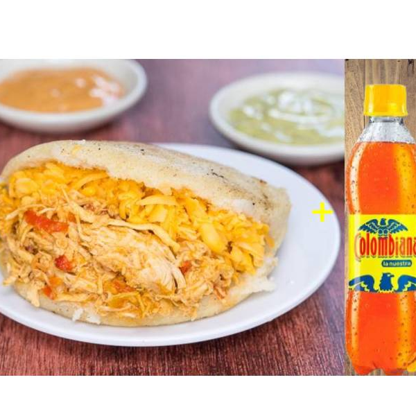 Arepa Catira + Colombiana