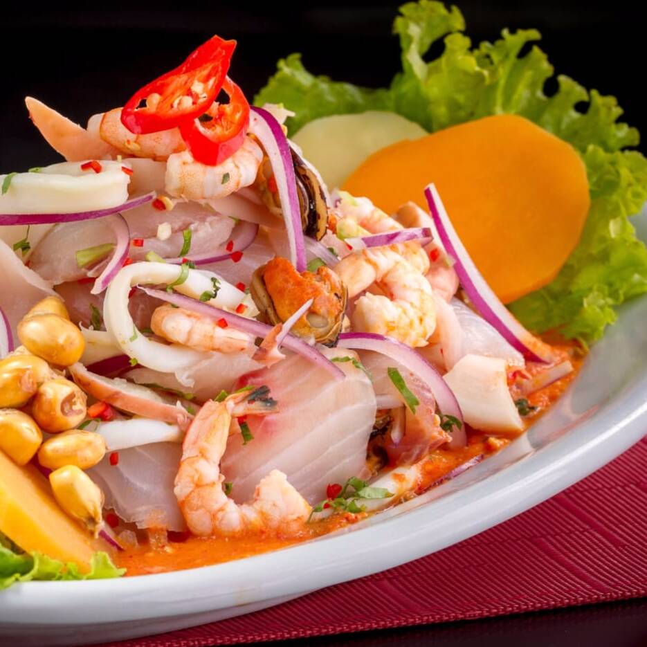 Ceviche +Ceviche Mixto+Gaseosa