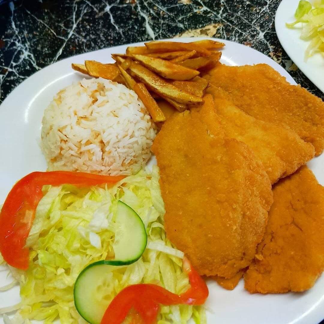 COMBO FILETE EMPANIZADO