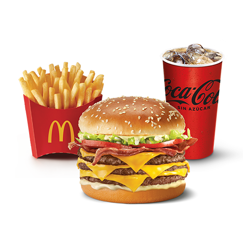 McTrío Mediano Grand Bacon Deluxe Triple