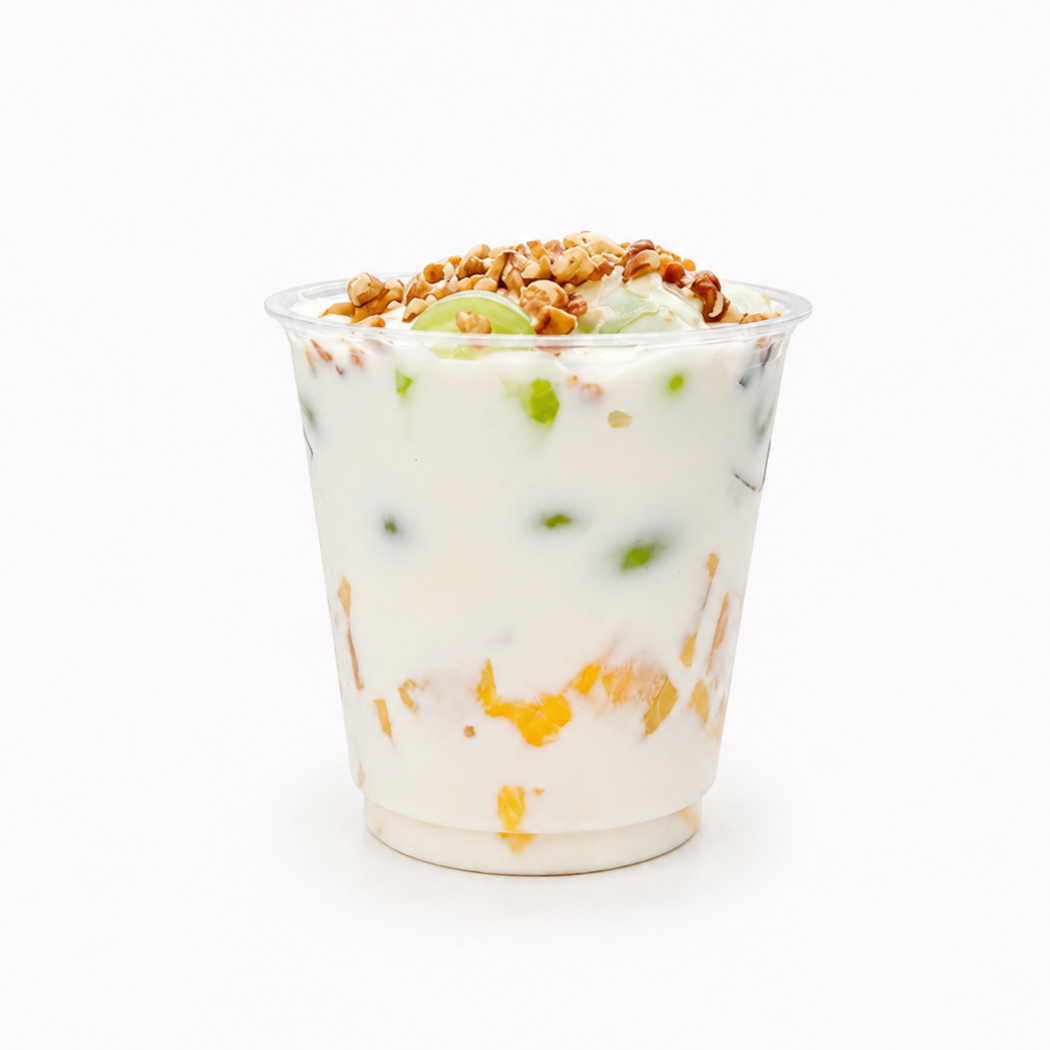 Uvas con Durazno y Crema Chico