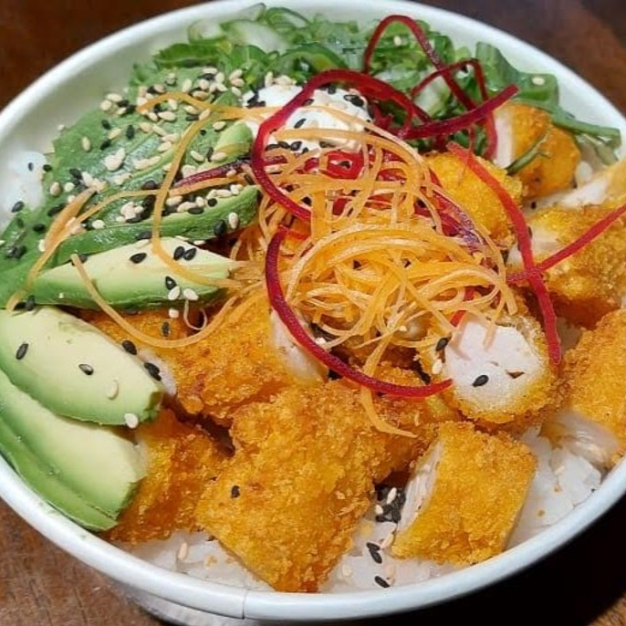 COMBO BOWL POLLO APANADO + GASEOSA 250ML GRATIS