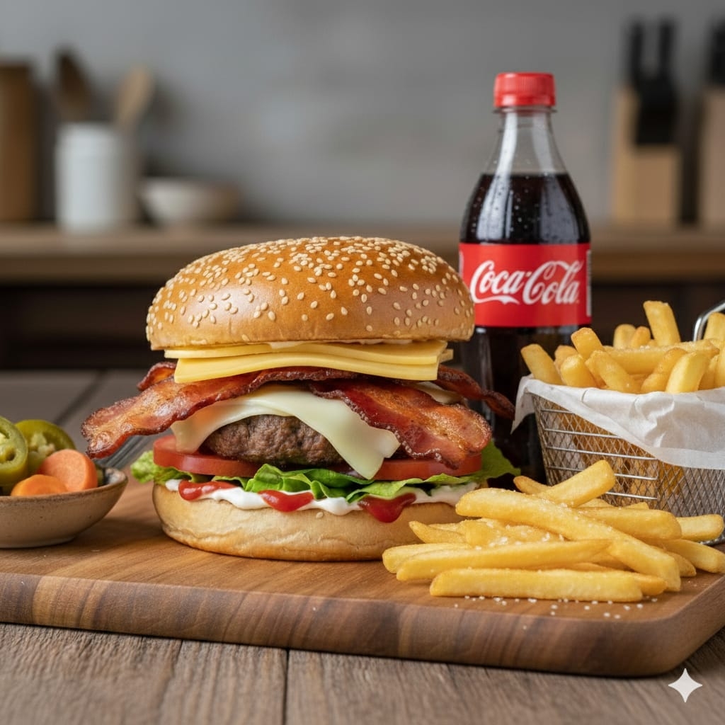 Combo Súper Clásico Doble Queso