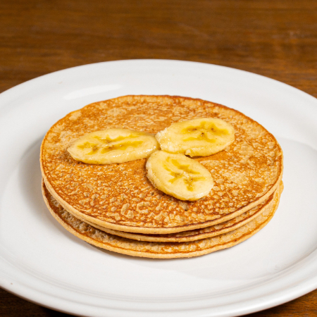 Hot Cakes de Avena con Plátano 3 pzas