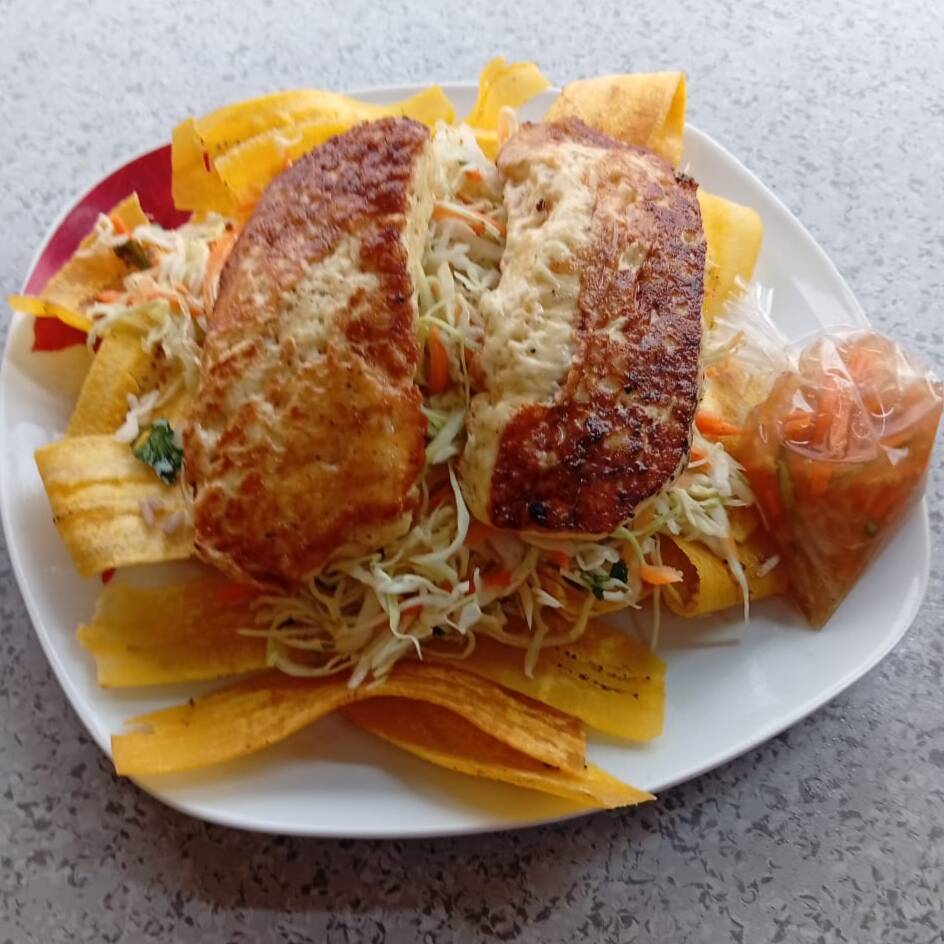 Tajadas con Queso