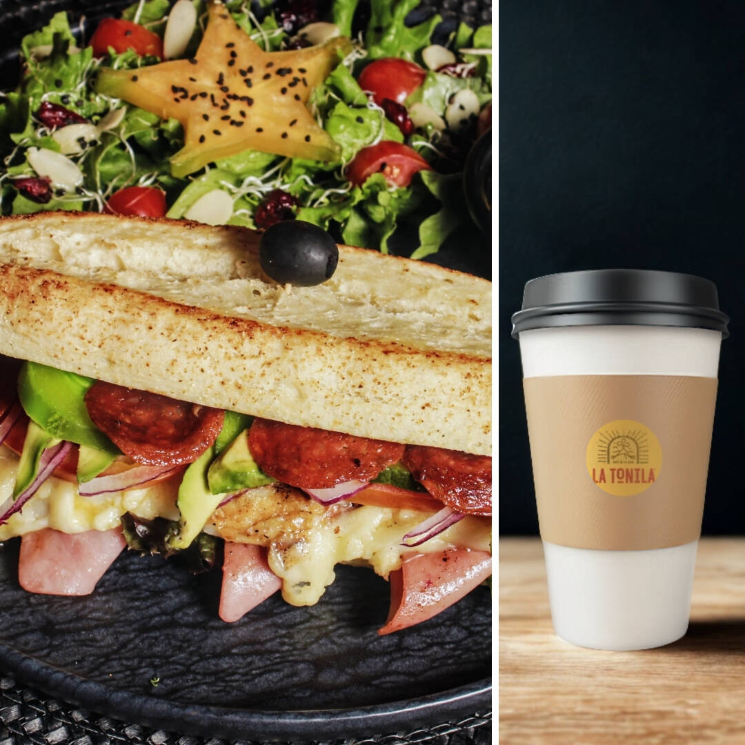 Combo Baguette Tradicional + Café o Agua del Dia