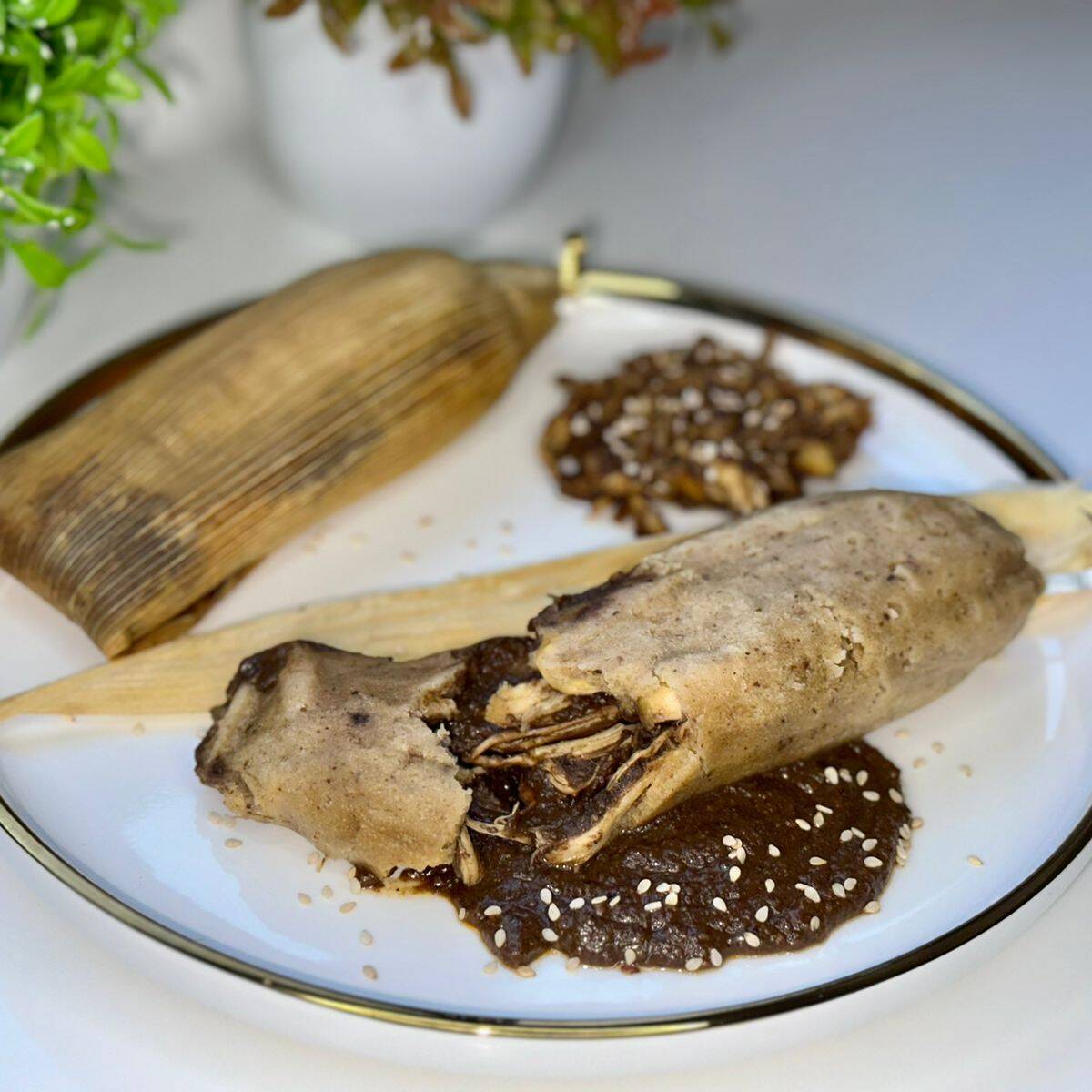 Tamal de Mole Poblano