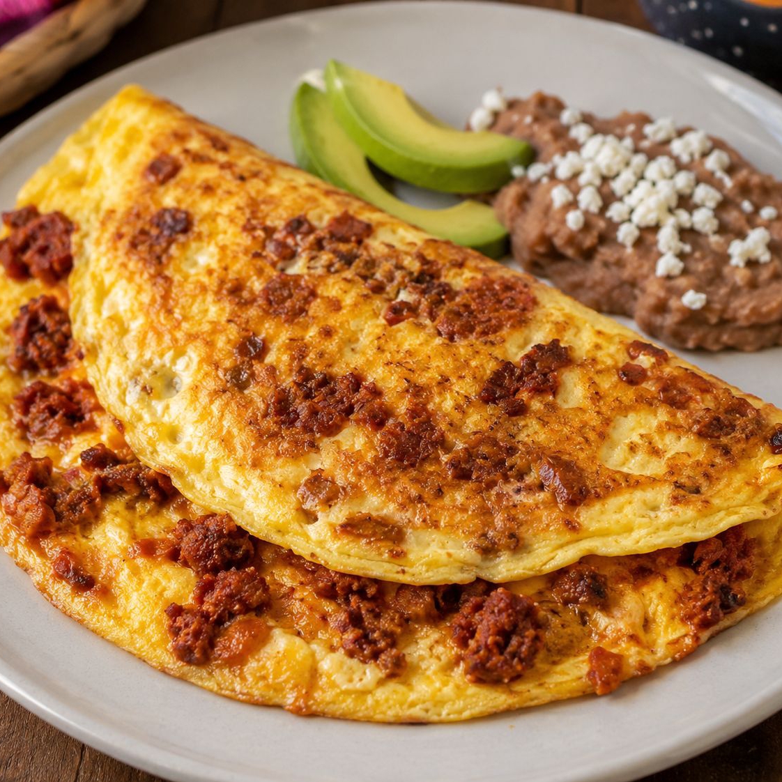Omelette con Chorizo