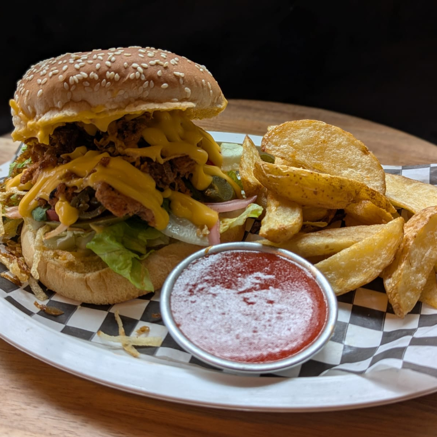 Hamburguesa Alpastor