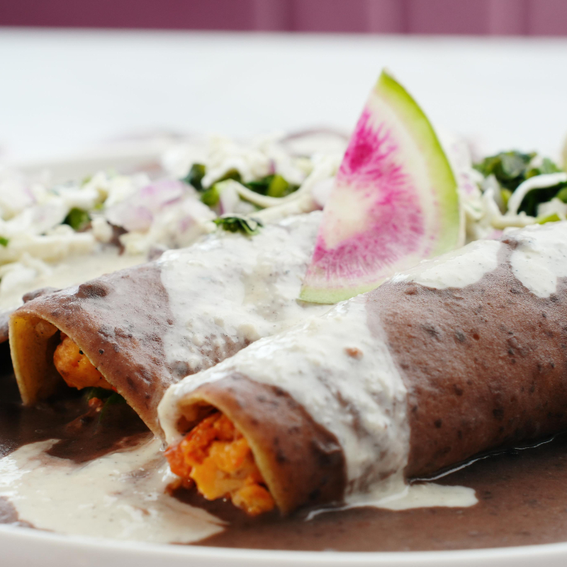 Enfrijoladas Veracruzanas