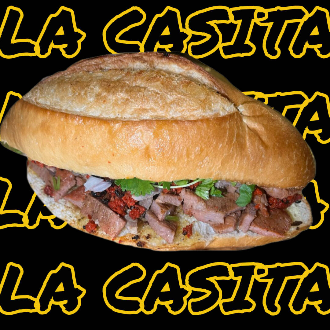 Torta Mixta (Asada,Adobada y Chorizo)