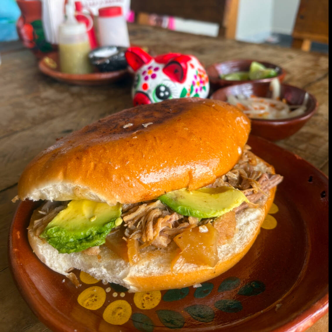 Torta de Carnitas