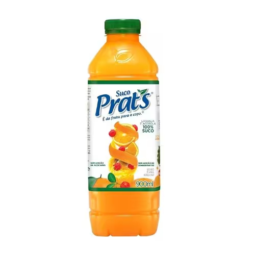 Suco de Laranja, Maçã E Acerola Prats 900ml