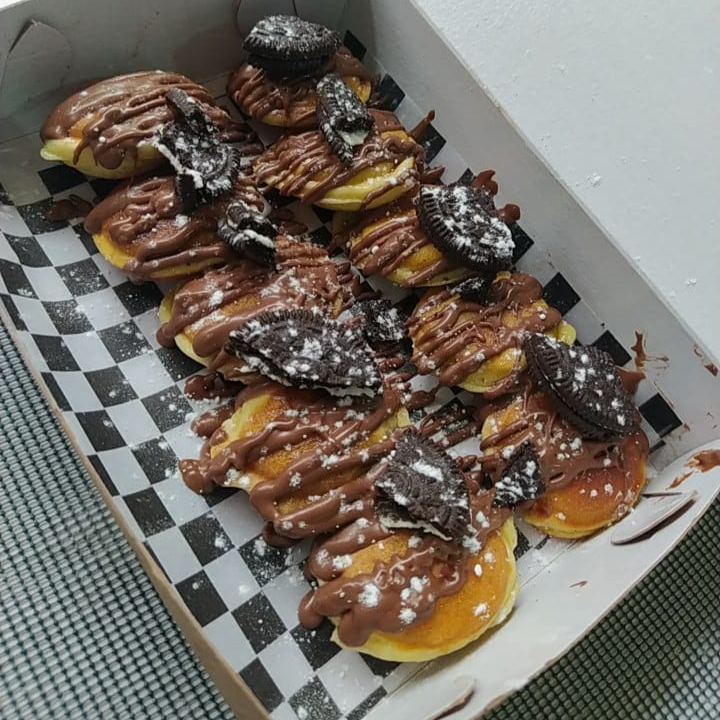 10 Minipancakes + 1 Salsa + Topping de OREO