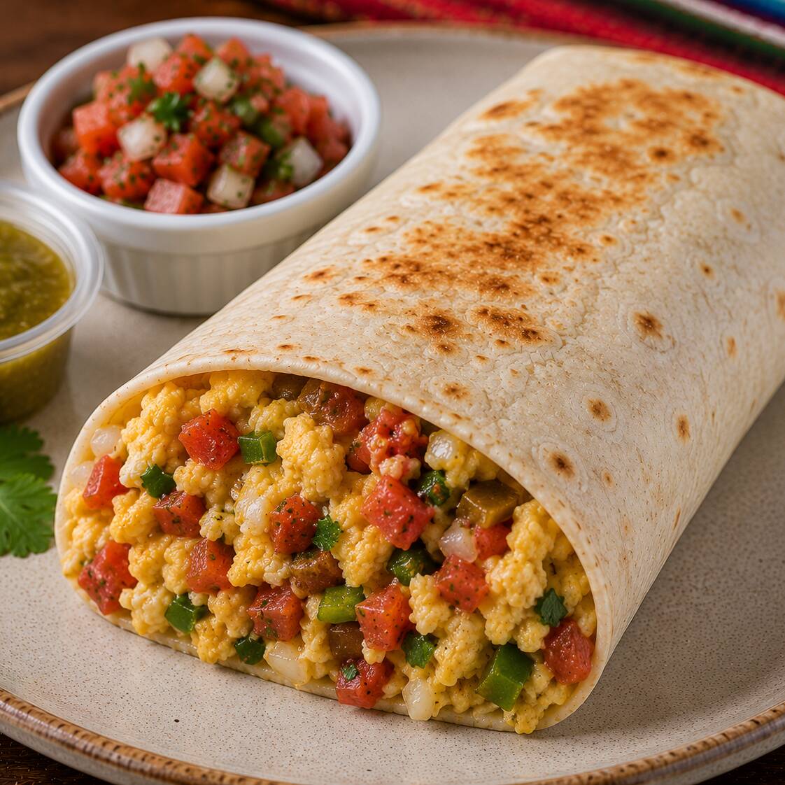 Burrito de Huevo a la Mexicana