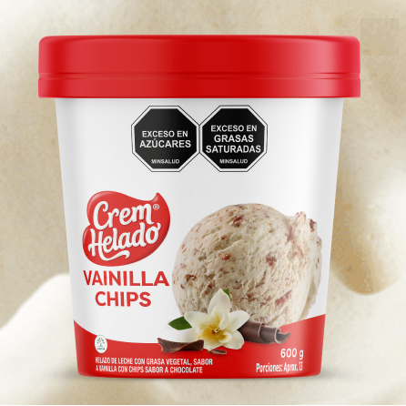 Medio Litro de Helado Cookies & Cream - 300g