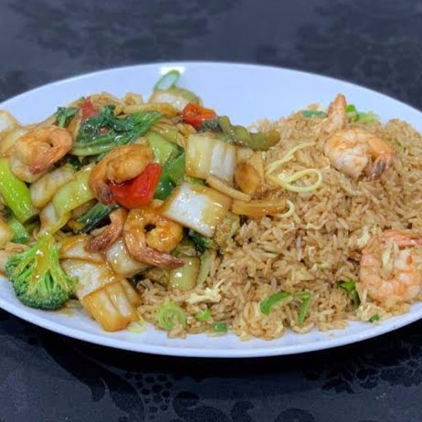 Combinado con Langostinos