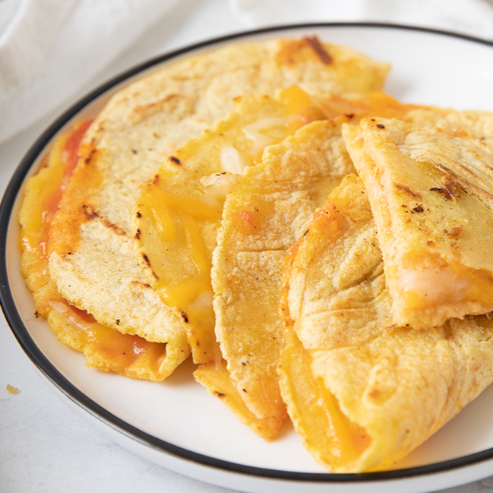 Quesadillas de harina.