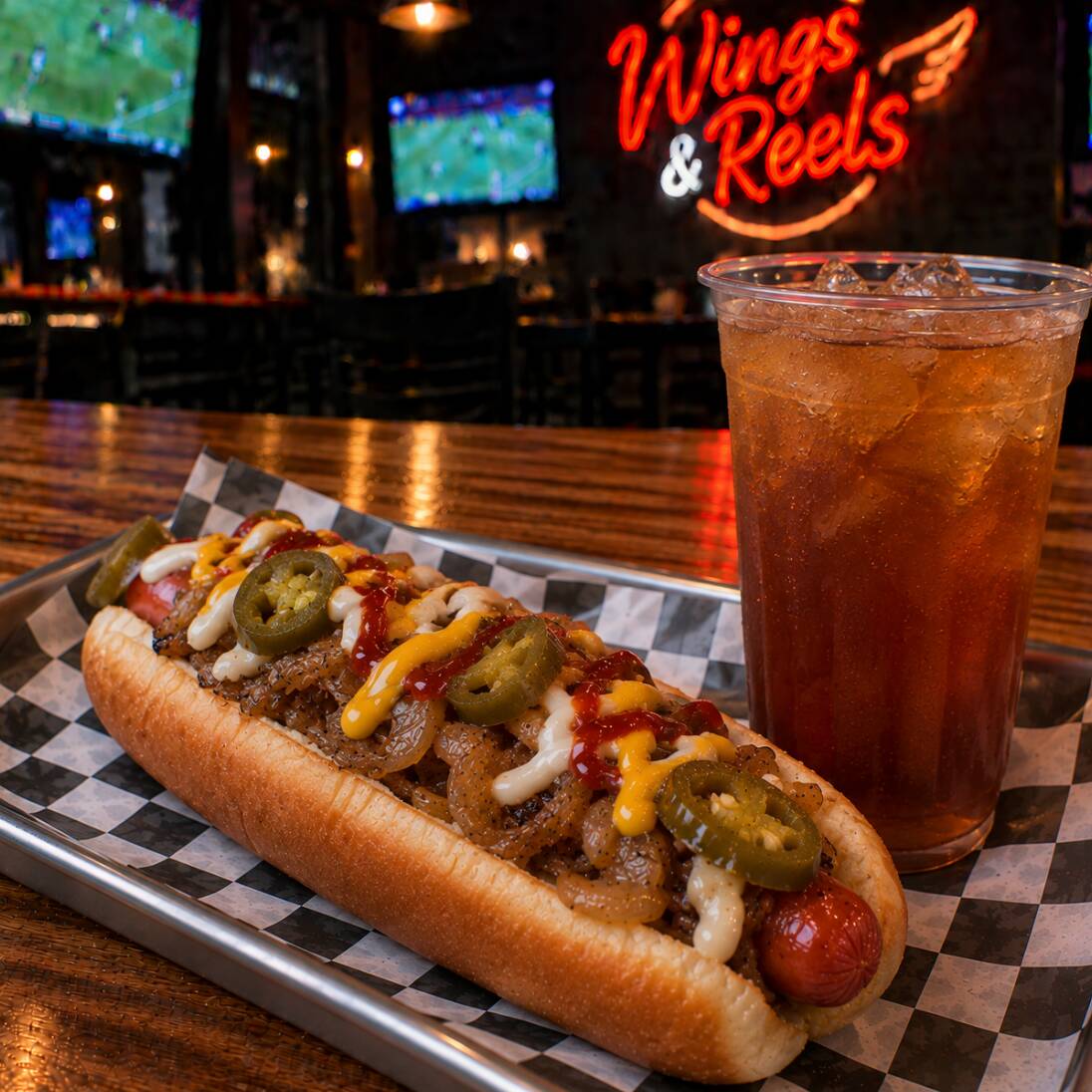 HOT DOG CON BEBIDA