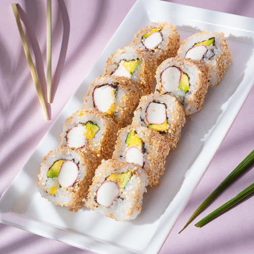 12 Bocados Sushi Palmito Fresco