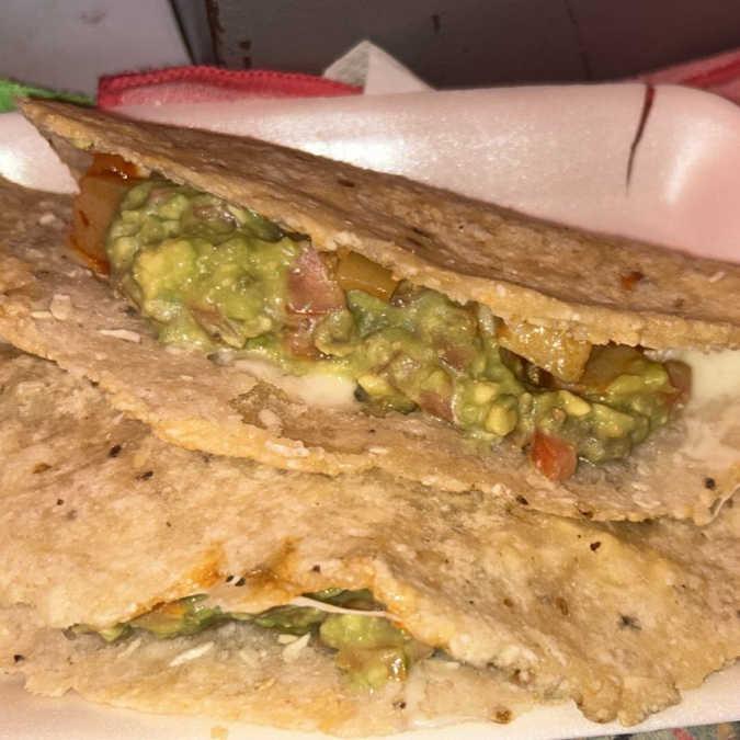 Quesadilla de Maíz Frita con Guisado Sencilla