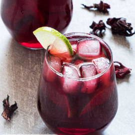Agua de Jamaica 1/2 litro