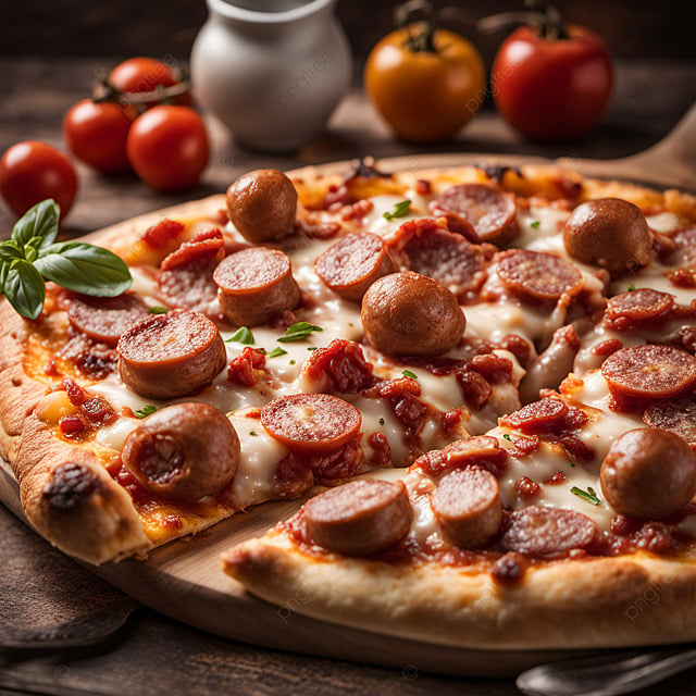 PIZZA SALCHICHA MEGA (ESPECIAL)