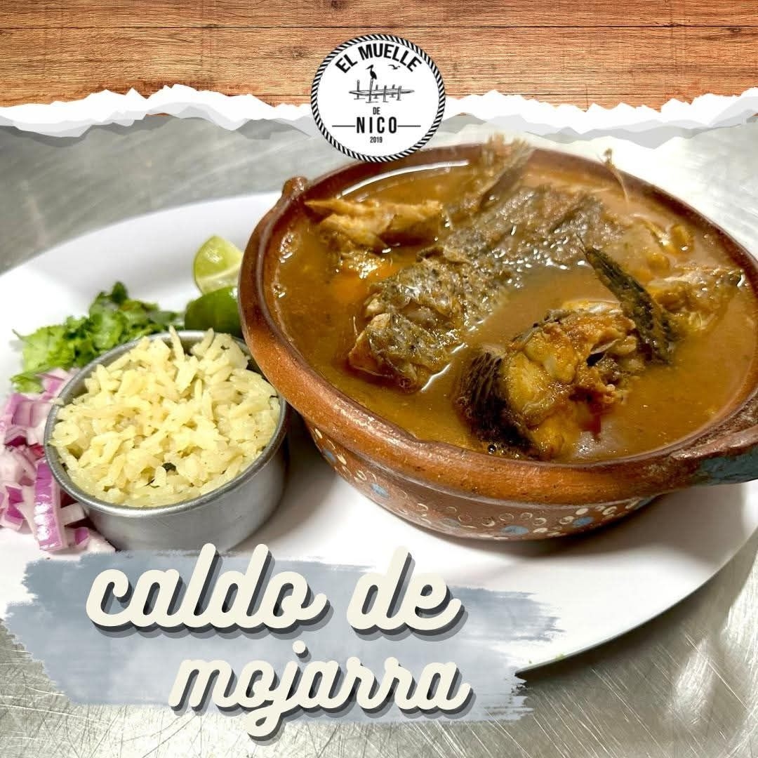 Litro de Caldo de Mojarra en Postas