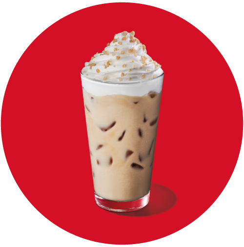 Iced Caramel Brulee Latte