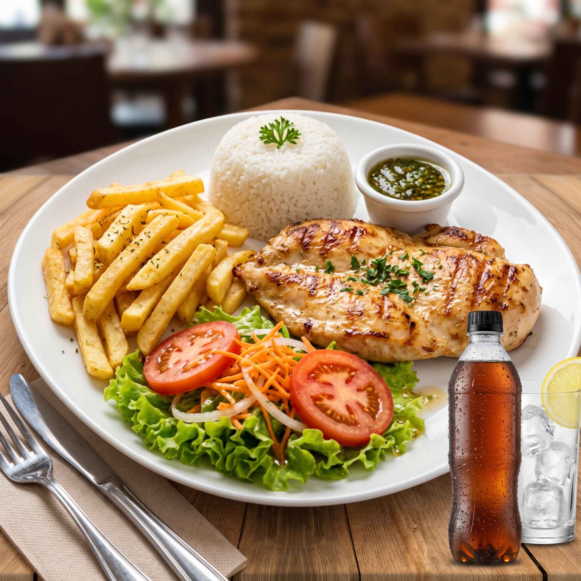 Pechuga a la Plancha Didi + Gaseosa 250 ml