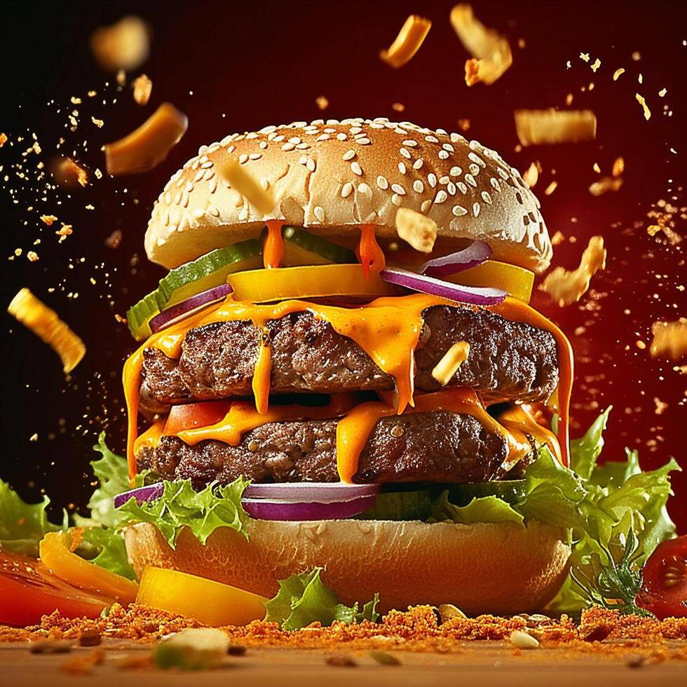 Hamburguesa Extragrande Jumbo
